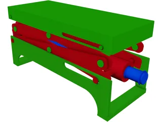 Lab Scissor Jack 3D Model