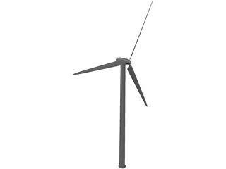 Wind Turbine 3D Model