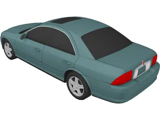 Lincoln LS (2000) 3D Model