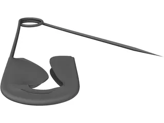 Safety Pin 3D Model