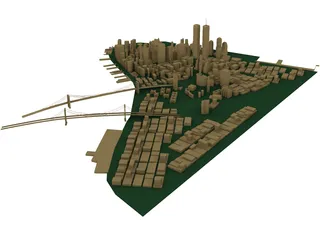 City Manhattan 3D Model