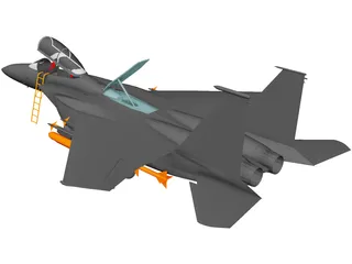 F-15E Strike Eagle 3D Model