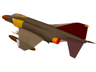 F-4E Phantom 3D Model