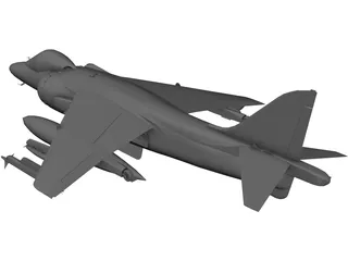 AV-8B Harrier 3D Model