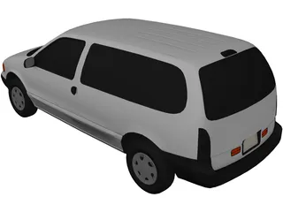 Nissan Quest (1994) 3D Model