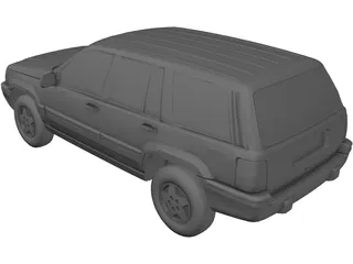 Jeep Grand Cherokee (1994) 3D Model