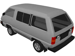 Toyota Van (1987) 3D Model