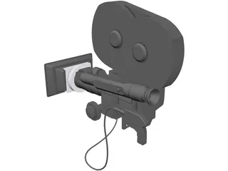 Movie Camera 3D Model