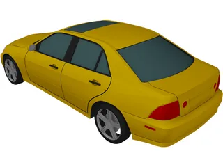 Lexus IS300 (2001) 3D Model