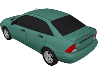 Ford Focus Sedan (2000) 3D Model