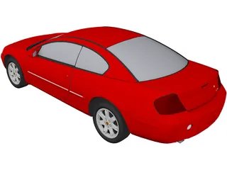 Chrysler Sebring Coupe (2001) 3D Model