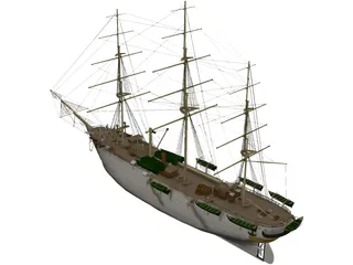 Americo Vespuccio 3D Model