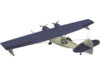 Consolidated PBY-5 Catalina 3D Model