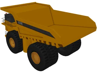 Komatsu 930E 3D Model