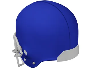 Football Helmet 3D Model