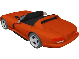 Dodge Viper (1993) 3D Model