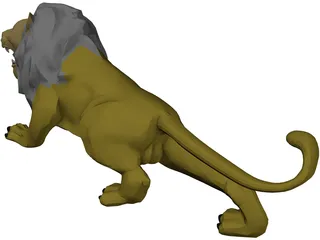 Lion 3D Model