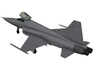 Northrop F-5E Tiger 3D Model