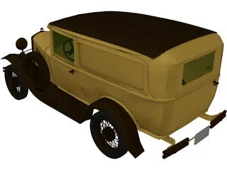 Ford Model A Van 3D Model