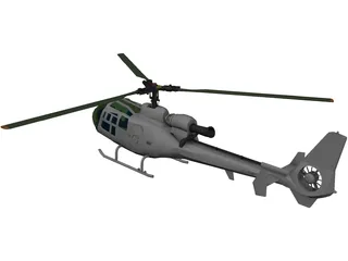 Eurocopter Gazelle 3D Model