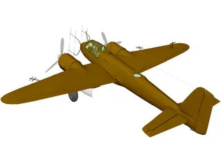 Junkers Ju 88G-1 3D Model