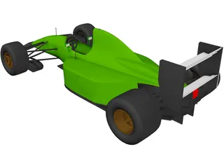 F1 Lotus-Ford 107 3D Model