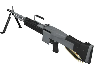 M60 LMG 3D Model