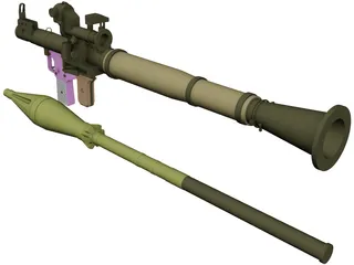 RPG7 3D Model