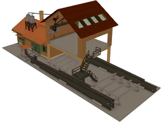 Sawmill 3D Model