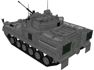 Warrior MCV 3D Model