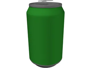 Beer Can 3D Model