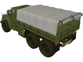 KrAZ 150 3D Model