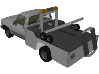 Tow Truck 3D Model