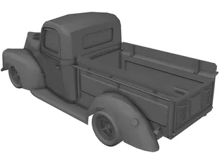 Ford Pickup Street Road (1940) 3D Model