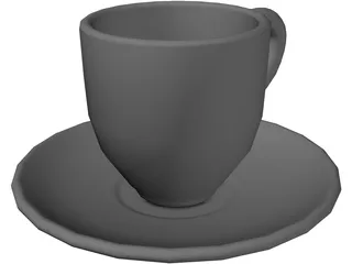 Cup Coffee 3D Model