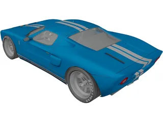 Ford GT40 3D Model