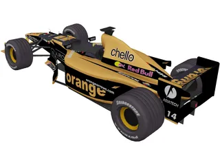 F1 Arrows 2001 3D Model