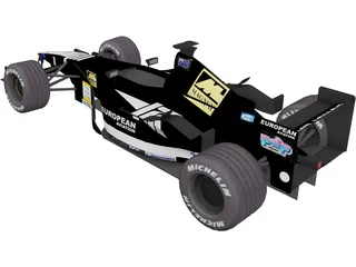 F1 Minardi 2001 3D Model