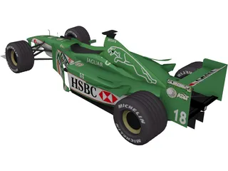 F1 Jaguar 3D Model