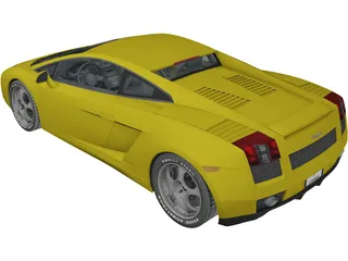 Lamborghini Gallardo 3D Model