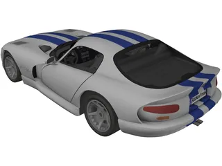 Dodge Viper GTS 3D Model