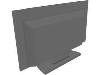 Panasonic Flat TV 3D Model