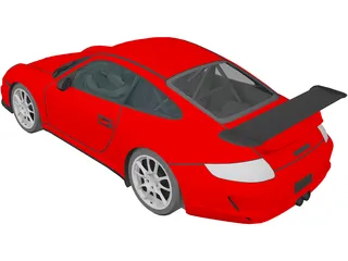 Porsche 911[997] GT3 RS 3D Model