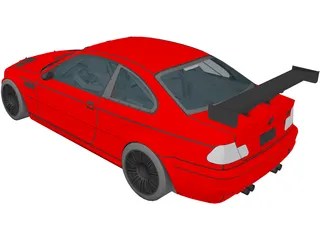 BMW M3 GTR 3D Model