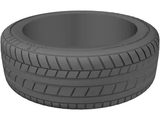Tire Univesal 15 inch 3D Model