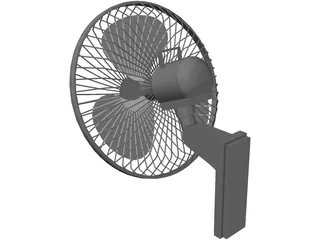 Wall Fan 3D Model
