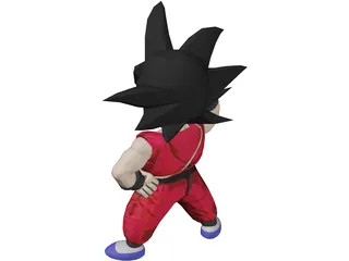 Goku 3D Model