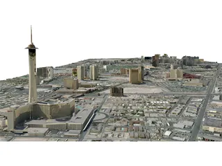 Las Vegas City 3D Model