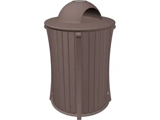 Trash Receptacle 3D Model