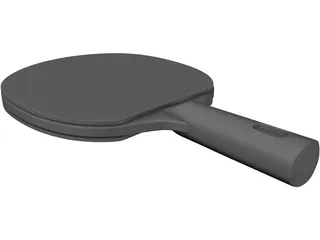 Ping Pong Paddle 3D Model